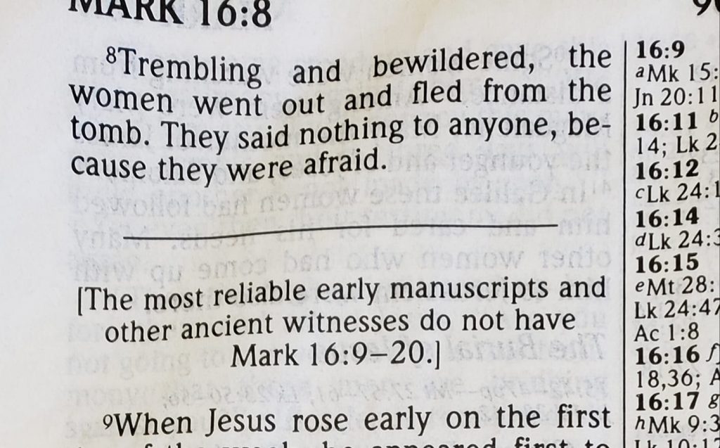 What About The Ending of&nbsp;Mark?